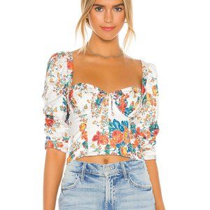 For Love & Lemons Brandy Top